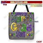 Happy Mardi Gras Beads Festival Costume Gift T-Shirt Julie Hurst Transparent Party Supply