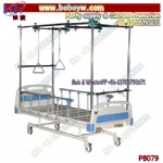 Hospital Bed 3 Function Four Manual Crank Orthopedics Traction Bed For Hospital