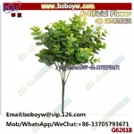 Hot selling artificial plants bouquet plastic artificial eucalyptus for living room decor