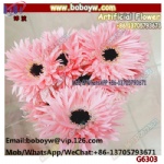 Factory Direct Shipping Artificial Single Brushed Chrysanthemum Simulation Silk Gerbera For Home Decoration Floral Arrangements