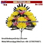 Yiwu Supplies Cheap 14 Heads chrysanthemum Bouquet simulation flowers Arrangement Artificial Flowers Funeral