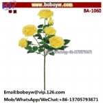 Artificial Flower Flared Rose Yellow Flower Diameter