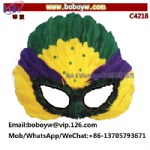 Party Supply Party Halloween Mask Party Costumes Fur Mask Mardi Gras Sequin Feather