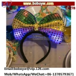 Flashing Mardi Gras Headband LED Mardi Gras Party Halloween Christmas Party Supplies