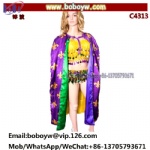 Reversible Cape Party Costuems Halloween Supply Mardi Gras Decoration Party Items