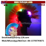 Party Supplies Wholesale Novelty Craft LED Party Supply Crazy Funny Wig Fans Wig Party Wig