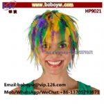 Mardi Gras Feather Wig Costume Feather Wig for Halloween and Carnival Photography Props Costume Wigs