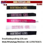 Party Products Satin Sash Happy Birthday Party Favors Birthday Sash Ribbon Birthday Girl Sash