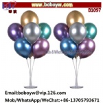 Clear Balloon Column Stand Kit Table Desktop Balloon Holder 7 Sticks 7 Cups and 1 Base Balloon Sticks Holders base globo