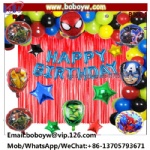 Avengers Theme Birthday Party Decorations Full Set of Balloons & Items