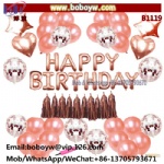 Birthday Party Supplies Party Decorations Rose Confetti Balloons Birthday Party Favor Party Decorations Set