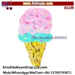 Small Ice Cream Pinata for Kids Birthdays Summer Beach & Pool Party Decorations Birthday Party Supply