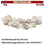 DIY Balloons Garland with Gold and White Balloons Chrome Party Prodcuts Metallic Latex Balloons Perfect