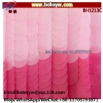 Pink and Lilac Tissue Paper Garland Party Backdrop Ombre Tissue Paper Backdrop Wedding Bridal Shower Party Supplies