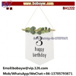 Happy 3rd Birthday Hanging Banner 3 Years Old Birthday Party Decoration Banner