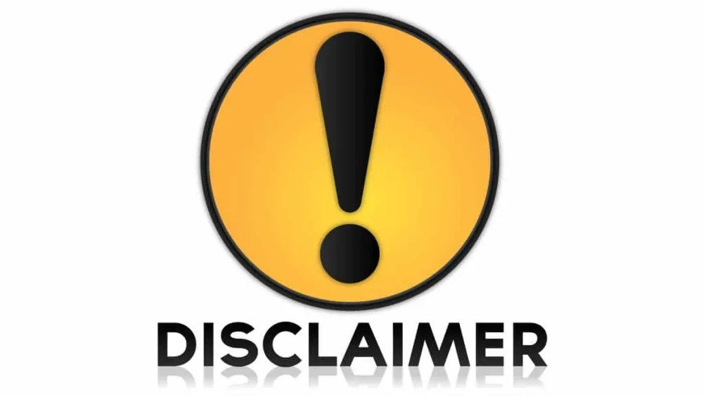 Disclaimer